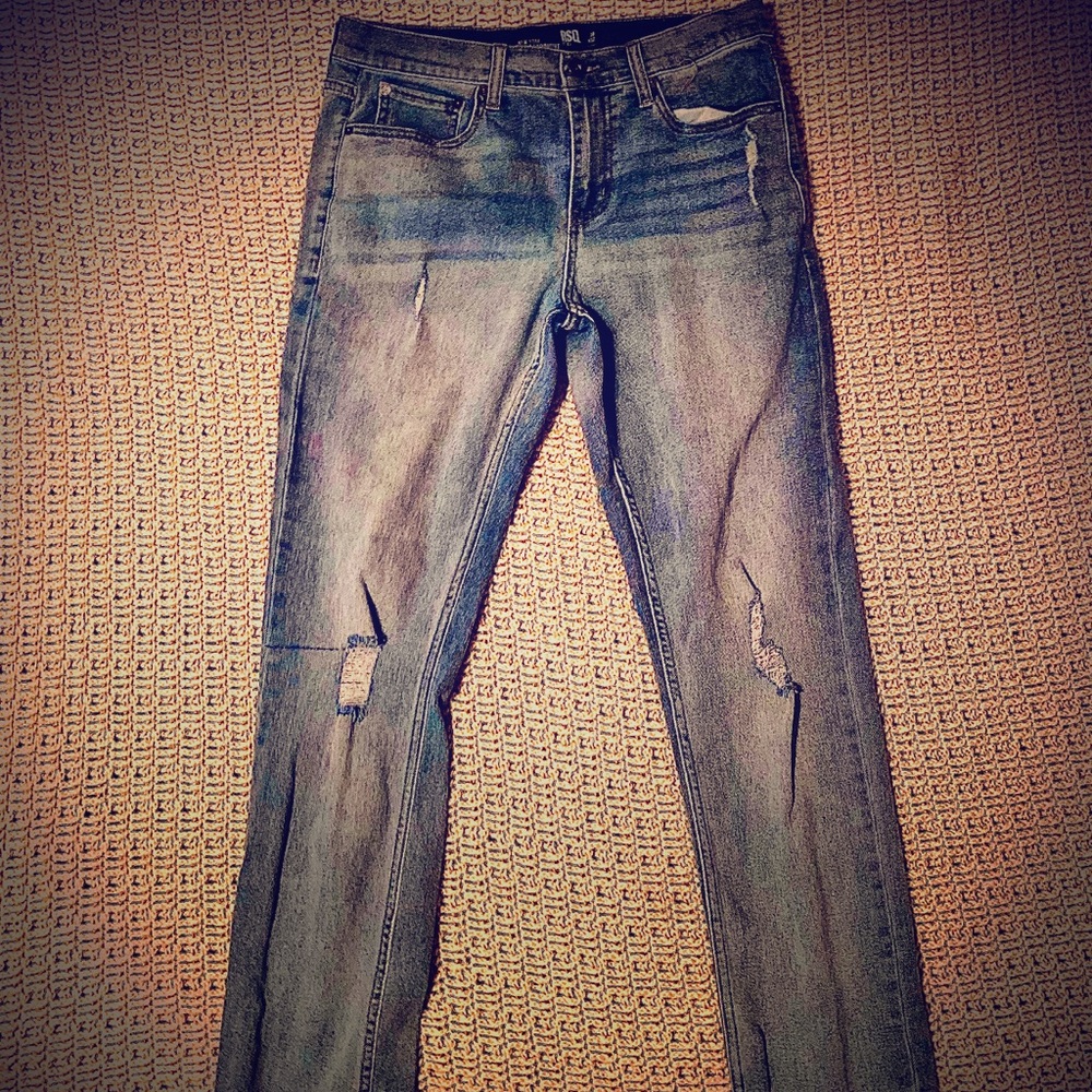 RSQ skinny stacked jeans